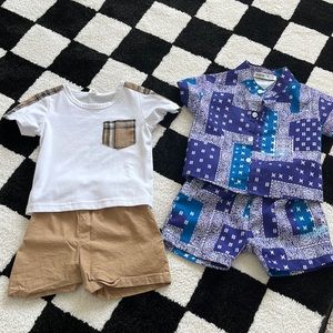 2 baby boy SHEIN sets